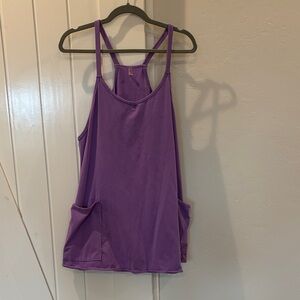 FP Movement by Free People Purple Hot Shot Mini Dress